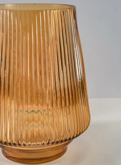 Tropez Amber Glass Vase