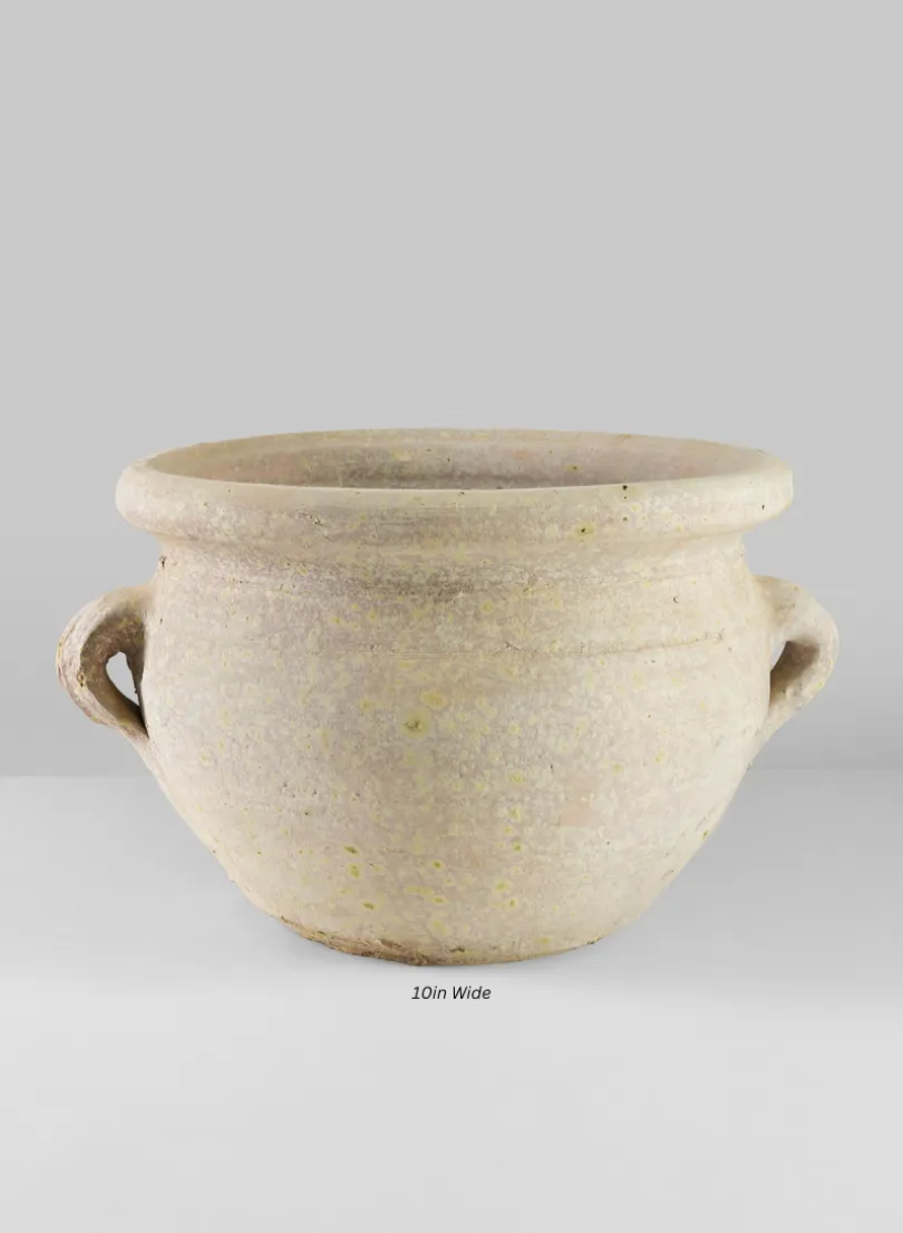 Tunisian Handmade Calyx Pot with 2 Handles