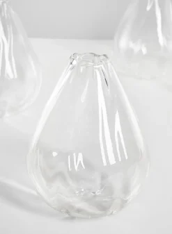 Veroce Pear Glass Vase, Set of 4