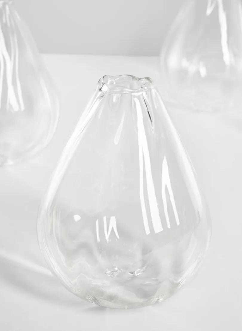 Veroce Pear Glass Vase, Set of 4