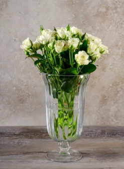Versailles Pleated Glass Urn