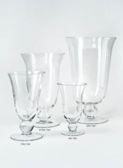 Vienna Clear Glass Urns