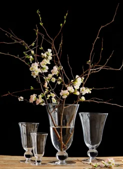 Vienna Clear Glass Urns