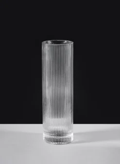 Vienna Pleated Glass Cylinder