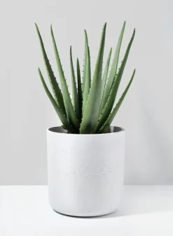 White Cycl Sandstone Pots