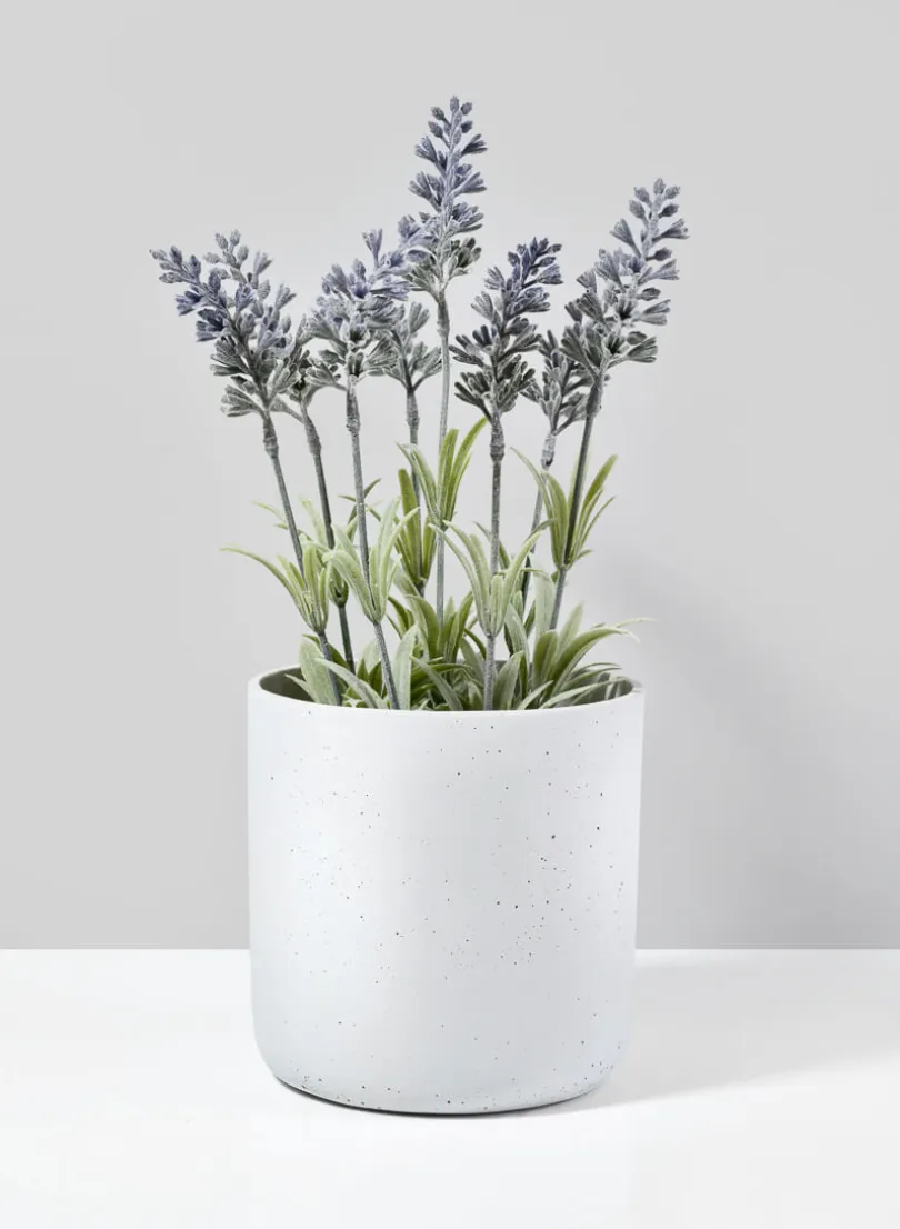 White Cycl Sandstone Pots