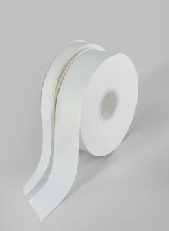 White Grosgrain Ribbon 50 Yard Spool