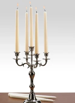 White & Ivory Taper Candles