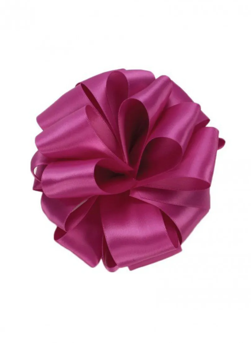 Wild Berry Double Face Satin Ribbon