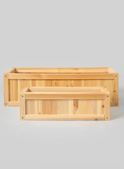 Windham Outdoor Wood Flower Box
